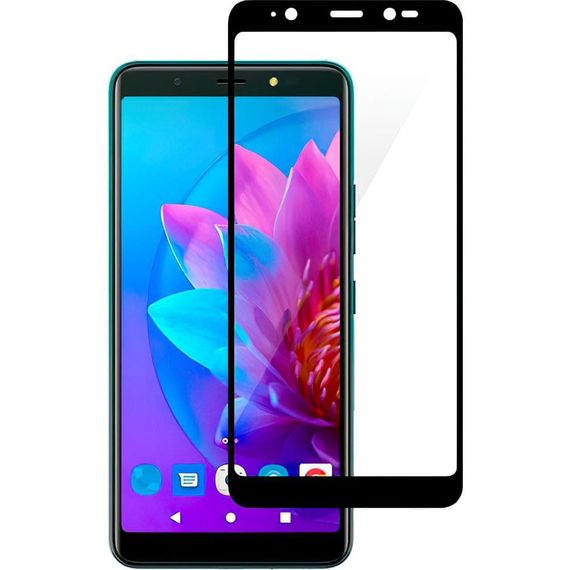 Захисне скло 2.5D на весь екран для Tecno POP 4