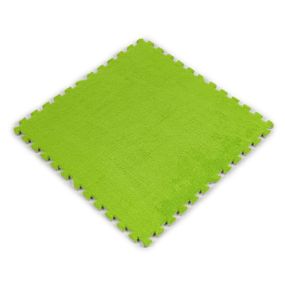 Пол-пазл плюшевий САЛАТОВИЙ 60*60*1cm (D) SW-00002095