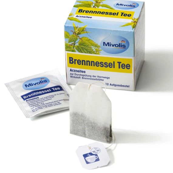 Чай із кропиви Mivolis Brennnessel Tee – натуральний засіб для очищення нирок та підтримки сечовидільної системи | Зображення 1