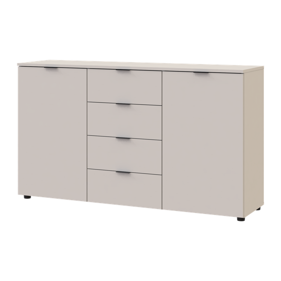 Комод у спальню Doros Рон 5 140х38х81 см Кашемір (DRS-011456)