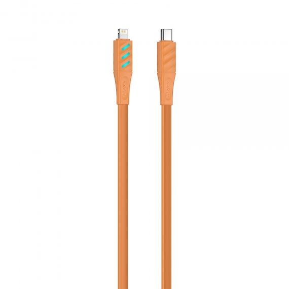 Кабель USB-C - Lightning HAVIT HV-CB6255 PD30W 1м з LED індикатором Orange | Зображення 2
