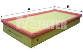 Фільтр повітряний VOLVO (вир-во M-filter) MFILTER K226 на VOLVO 850 (LS)