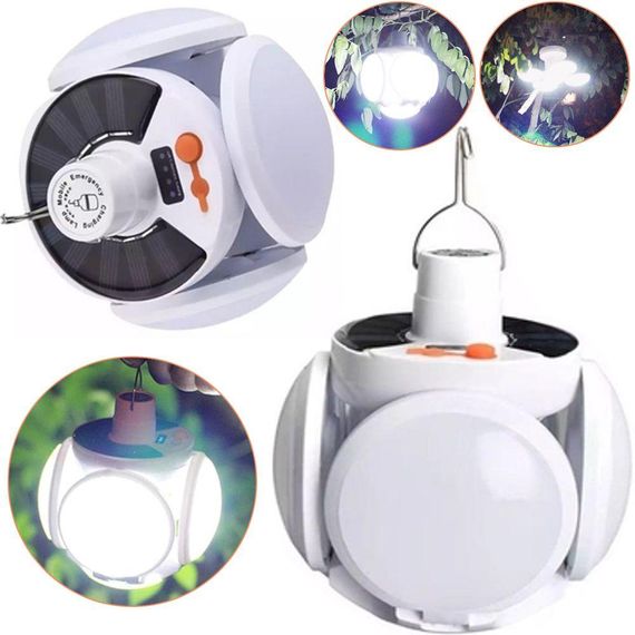 ЛАМПА ДЛЯ КЕМПИНГА X-BAIL BL-2029 SOLAR / EMERGENCY CHARGING CAMPING BULB | Зображення 2