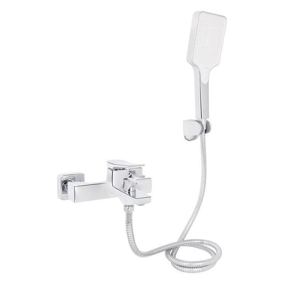 Змішувач для ванни Qtap Nando з душовим гарнітуром QTNAN259CRM48651 Chrome