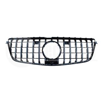 Решетка радиатора Mercedes Benz X166 16-  (глянц. чёрная( c отв. камеры)) GTR, AutoTechteile, 130 8850, 130 8849