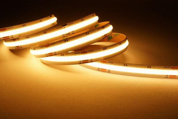 Світлодіодна LED стрічка PROLUM™ 24V COB 640LED IP20 Series "SG" Білий+Тепло-Білий (2700-6500K) | Зображення 6