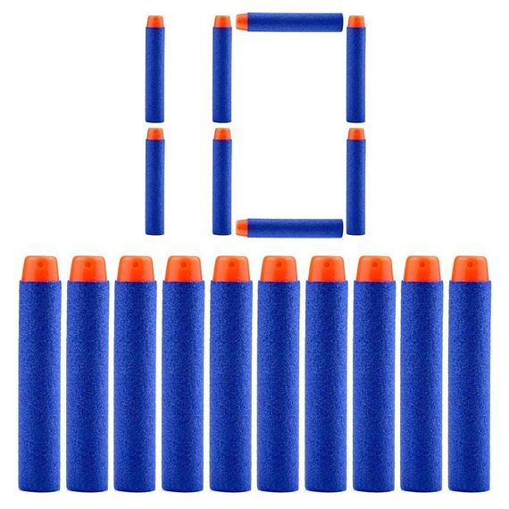 Патрони для NERF Іграшкові кулі стріли боєприпаси для бластерів Нерф Refill Bullets Foam Darts Elite 10шт.
