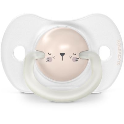 Пустышка Suavinex фізіологочна, 2 шт. 0-6 місяців, нічна/кролик (308214) | Зображення 2