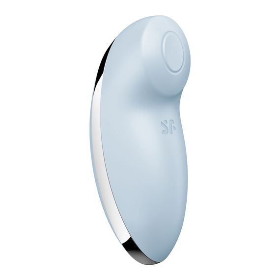 Вибростимулятор-пульсатор Satisfyer Tap & Climax 2 Blue, эффект постукивания пальцем | Зображення 3
