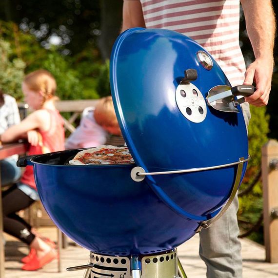 Вугільний гриль Weber Master-Touch GBS С-5750 57 см, синій | Зображення 7
