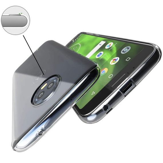 TPU чохол Epic Transparent 1,0mm для Motorola Moto G6 | Зображення 2