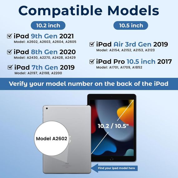 Чохол із клавіатурою з підсвіткою для iPad 7-го, 8-го і 9-го поколінь, iPad Air 3-го покоління | Зображення 4