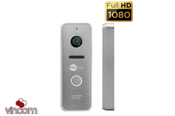 Комплект видеодомофона NeoLight Alpha HD Black и Solo FHD silver | Зображення 3