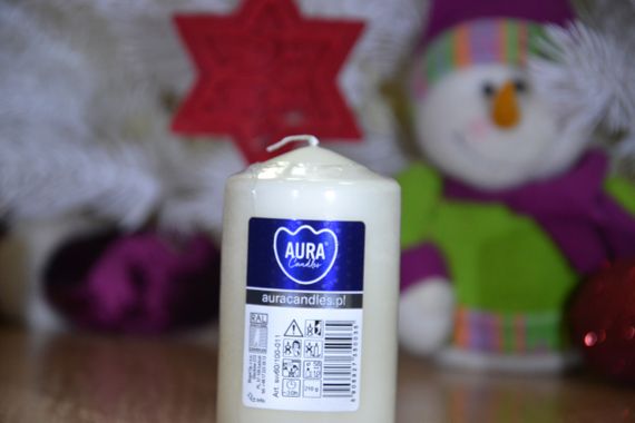 Свічка столова циліндр Bispol AURA Candles sw60/100-011 Молочний | Зображення 7