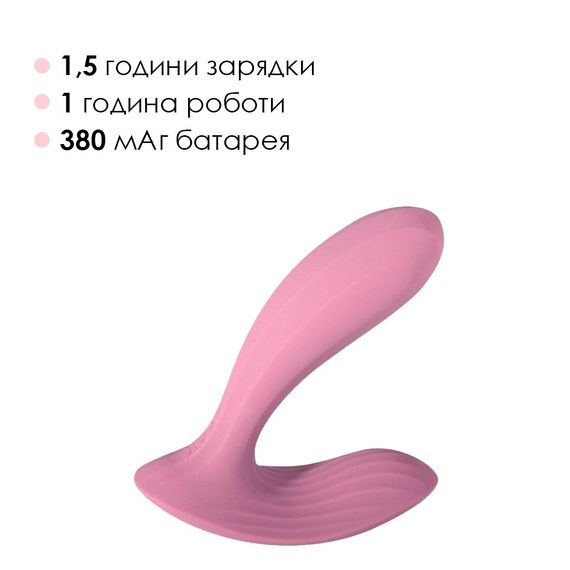 Смарт-вібратор у трусики Svakom Erica Romantic Rose, дуже гнучкий, 2 мотори | Зображення 5