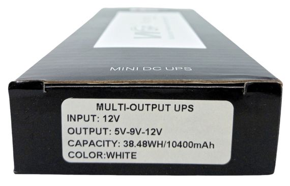 Джерело безперебійного живлення для роутера 10400 mAh USB, 9V, 12V Mini UPS WGP power bank УПС павербанк | Зображення 6