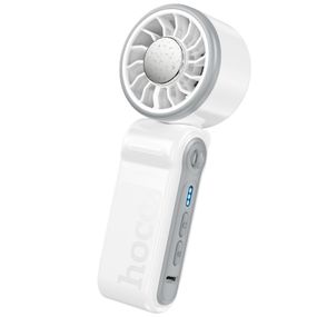 Портативний вентилятор Hoco HX604 handheld folding fan 3000 mAh White