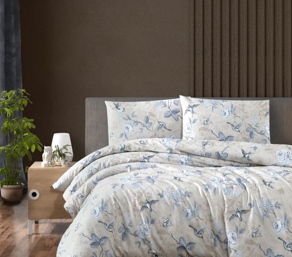 Постільна білизна First Choice Homesko Ranforse сімейний 160 х 220 см  Ibiza Bej