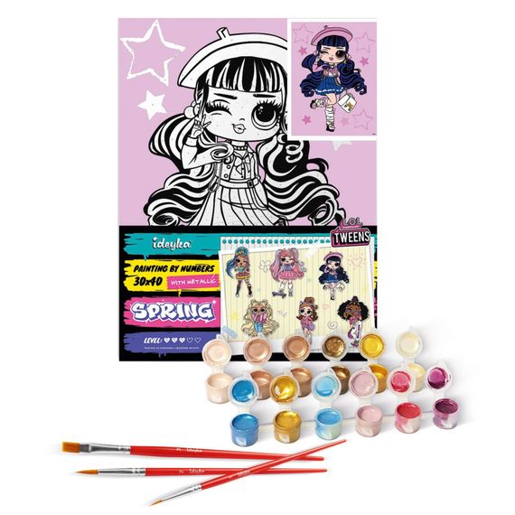 Картина за номерами "L.O.L. Surprise! Tweens Aya Cherry" KHO6283, 30х40 см | Зображення 1