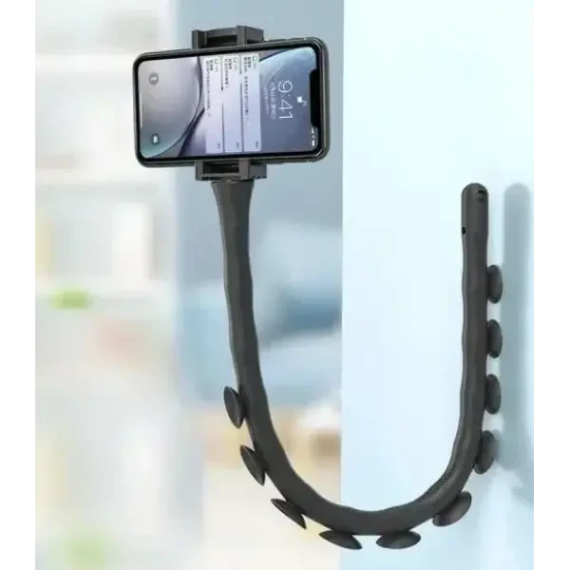 Гнучкий тримач для телефону із присосками Cute Worm Lazy Holder | Зображення 3