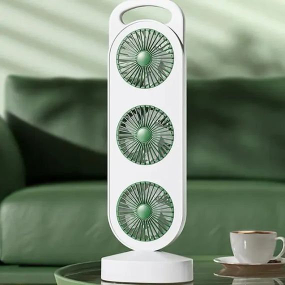 Вентилятор аккумуляторный, 1200мАч, от USB, S-31 / Мини вентилятор портативный / Настольный вентилятор | Зображення 5