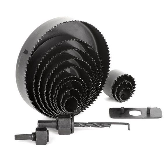 Набір коронок для дерева (16,22,29,32,38,44,54, 64, 76,89,102,127 мм) INTERTOOL BT-00261 | Зображення 7