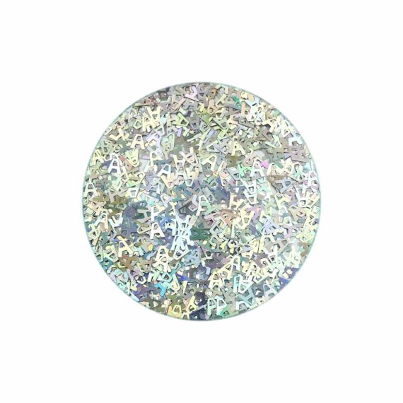 Глітер-шейкер (блискітки) Голографічний Алфавіт Stargazer Shapes Glitter Shaker Holo Alphabet | Зображення 1
