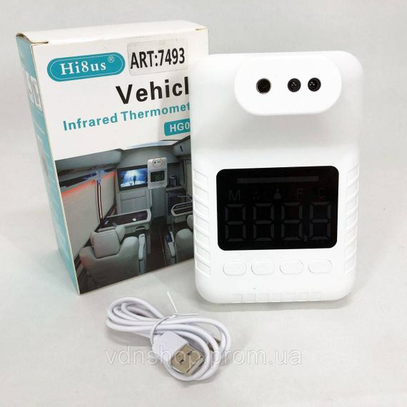 Стаціонарний безконтактний термометр Hi8us HG 02 з голосовими повідомленнями, Термометр електронний SQ-69 | Зображення 9