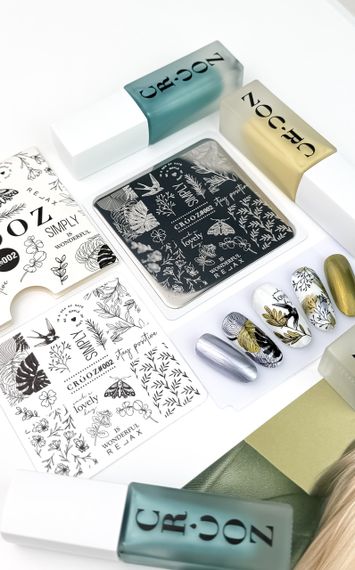 Пластина для стемпінгу Crooz 02 (6 х 6см) | Зображення 2