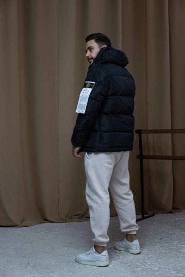 Куртка зимова Stone Island чорна | Зображення 5