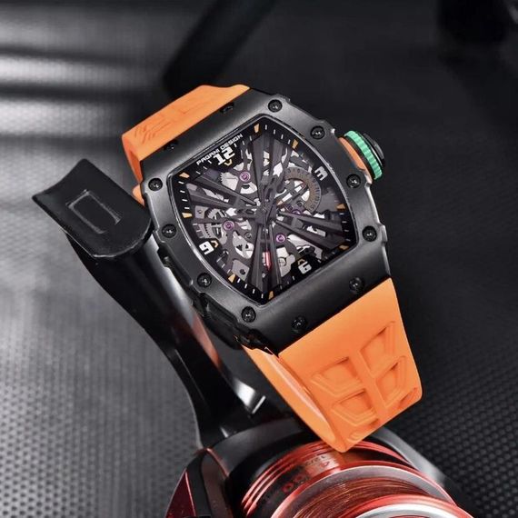 Чоловічий годинник Pagani Design PD-1738 Black-Orange | Зображення 2