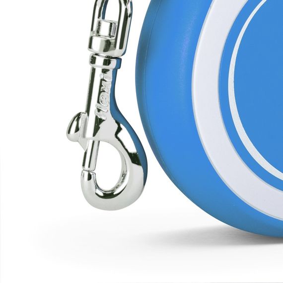 Повідець-рулетка Flexi для собак New Comfort стрічка синя розмір S 5 м/ 15 кг | Зображення 3