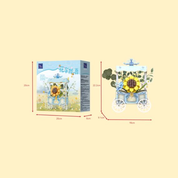 Конструктор Pantasy Original - Flower Cart Візок із соняшниками (15026) | Зображення 3