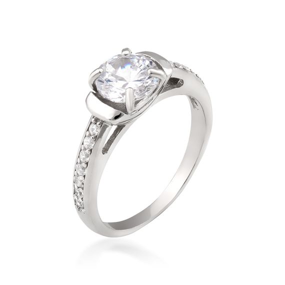 Серебряное кольцо с фианитами Artsriblo артА157к 19.0
