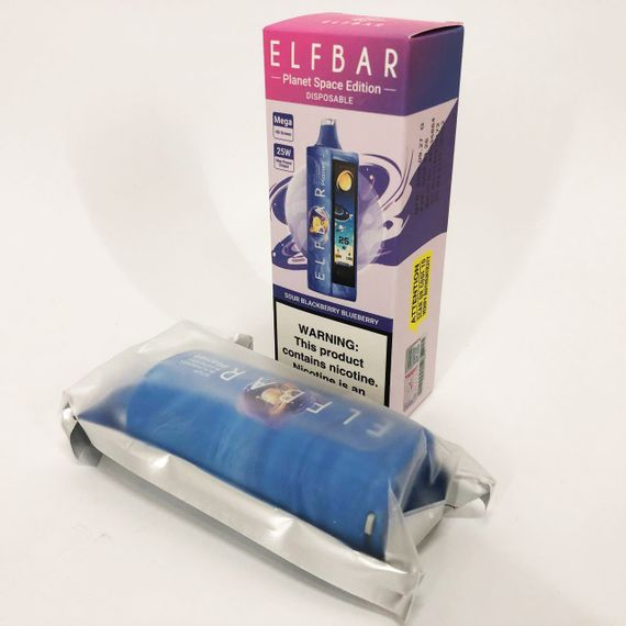 ELF BAR Planet 25000. Кисла Ожина Чорниця (Sour Blackberry Blueberry) | Зображення 3