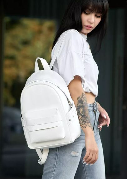 Жіночий рюкзак Sambag Dali BKHa білий 35 х 25 х 14 см (15351008)