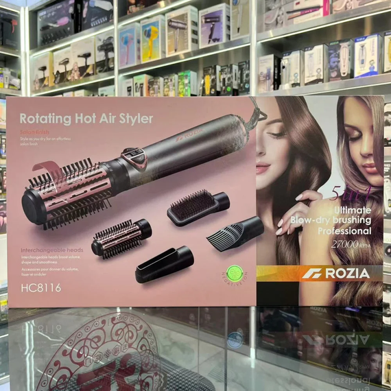 Фен-стайлер для укладки волос  ROZIA  5в1 HC8116 hair dryer AND-6162-7 | Зображення 1