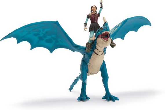 Игровой набор Dreamworks Dragons Как приручить дракона Злобный Змеевик и всадница Астрид | Зображення 1