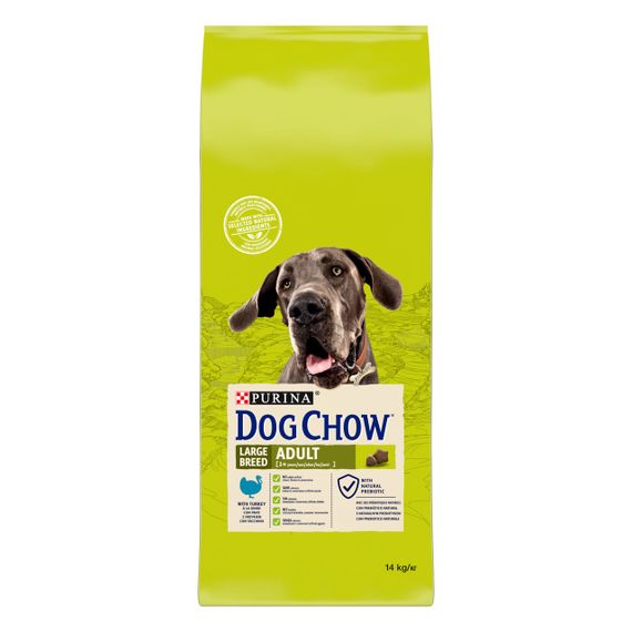 Сухой корм для собак крупных пород с индейкой Dog Chow Large Breed 14 кг