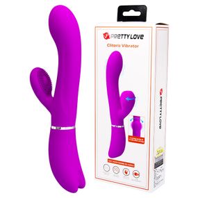 Вібратор - Pretty Love Clitoris Vibrator Purple Sex Aura