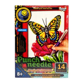 Набор для творчества "Punch Needle: Бабочка" PN-01-08 ковровая вышивка