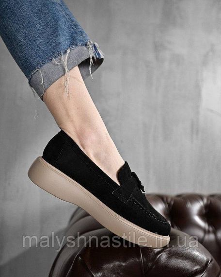 Женские лоферы seanly black ДЛ6447 | Зображення 7