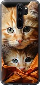 Чохол на Xiaomi Redmi Note 8 Pro Котики 2 з пластику FCh_008361