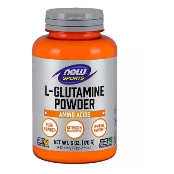 Глютамін NOW Foods L-Glutamine Powder 170 g /91 servings/