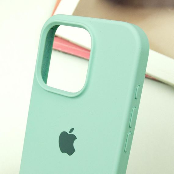 Чехол Silicone Case Full Protective (AA) для Apple iPhone 16 Pro (6.3") Бирюзовый / Turquoise | Зображення 5