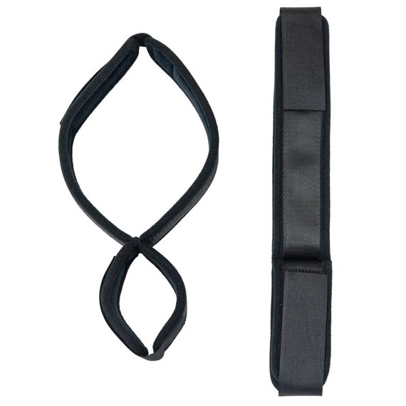 Фіксатори для руки і стегна Punishment - Thigh to Wrist Restraints - Black | Зображення 1