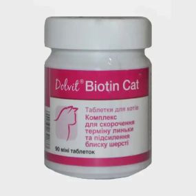 Витаминно-минеральный комплекс Dolfos Biotin Cat - Дольфос для кошек 90 таб