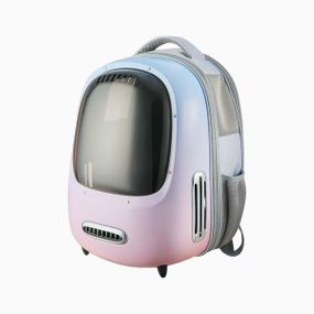 Рюкзак-переноска для котов и собак малых пород Petkit Breezy2 Smart Cat Carrier, 45 см х 33 см х 30 см, розовый