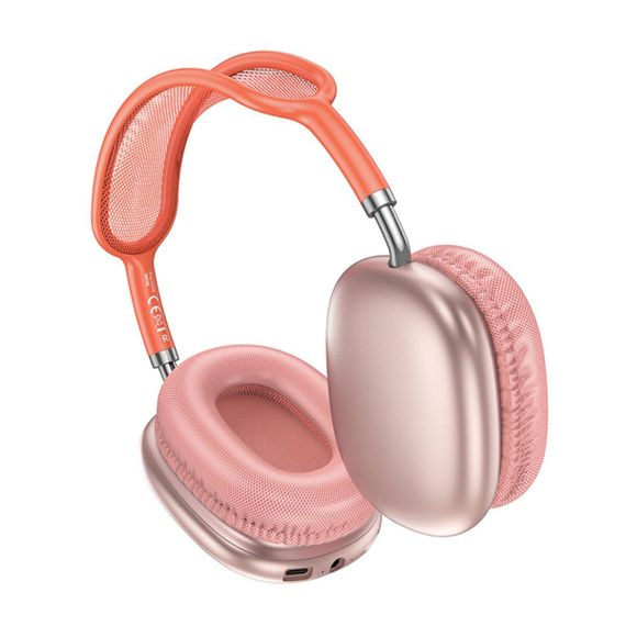 Бездротові навушники BOROFONE BO22 Plus Elegant BT headphones Pink | Зображення 2