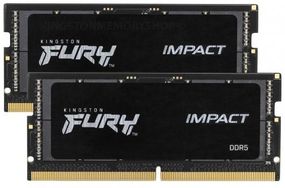 Память ноутбука Kingston DDR5 32GB KIT (16GBx2) 4800 FURY Impact KF548S38IBK2-32